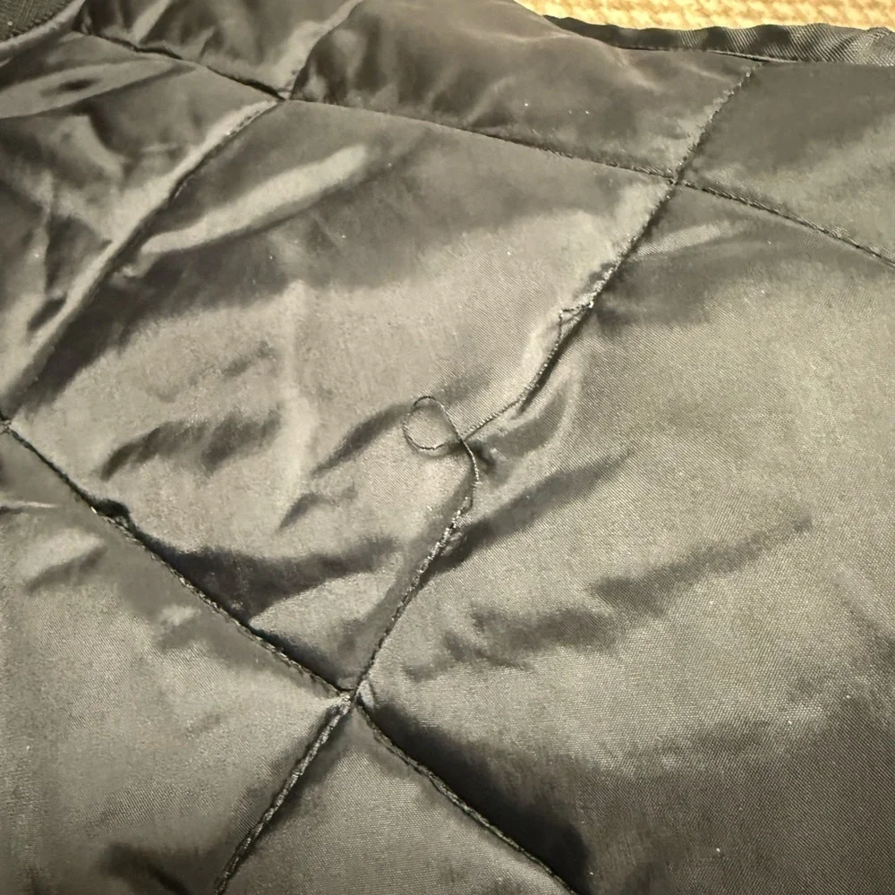Dickies Black Diamond Quilted Vest Sz Sm Like New